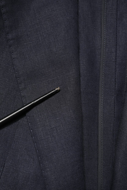 Dark Blue Single Breasted Men Suit Blazer