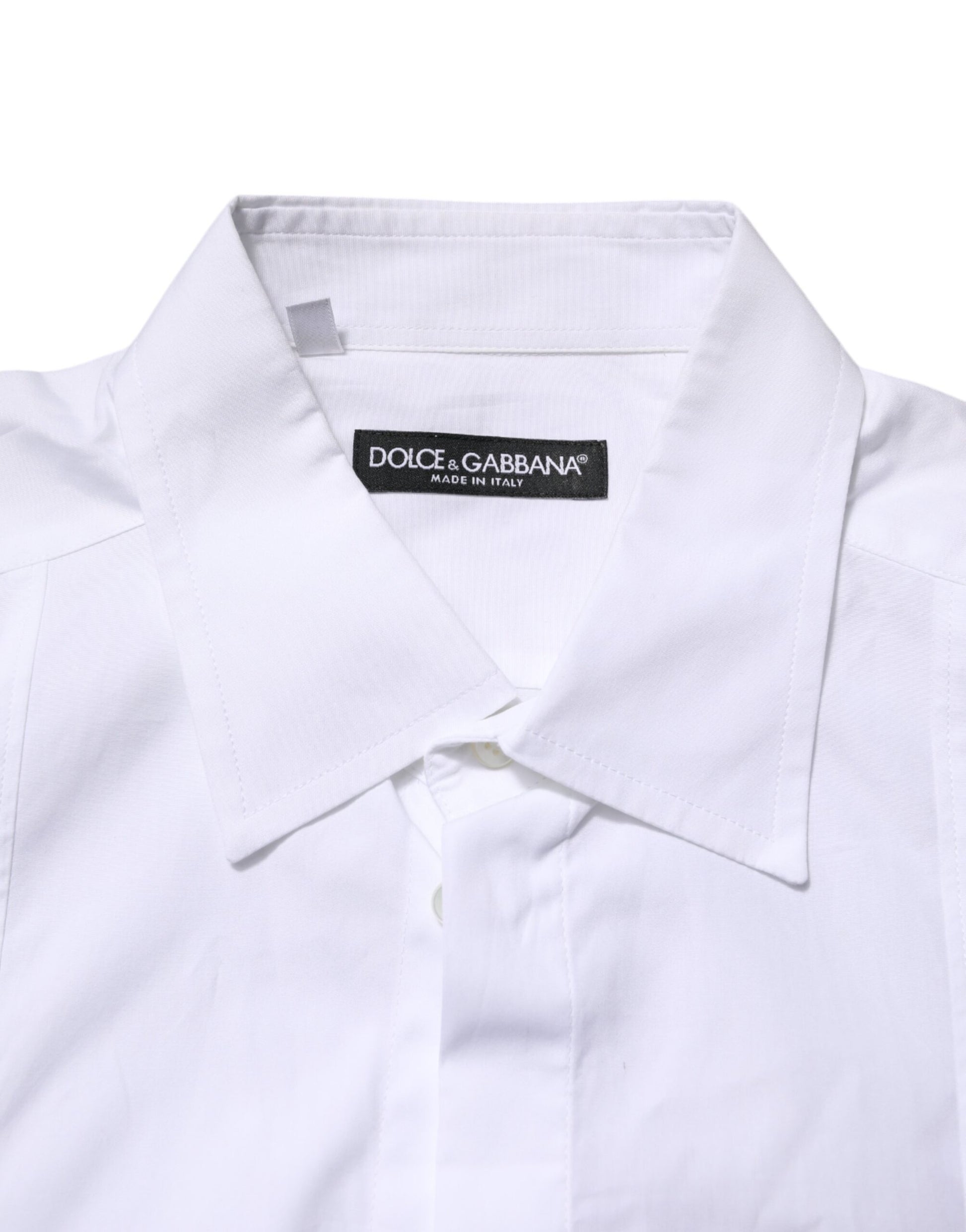 White Poplin Cotton Formal Men Dress Shirt