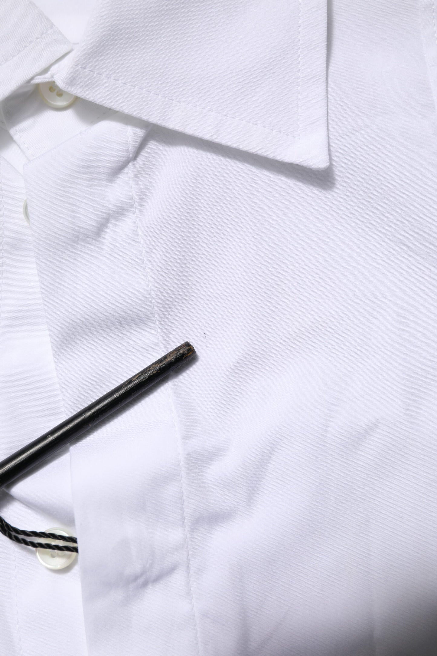 White Poplin Cotton Formal Men Dress Shirt