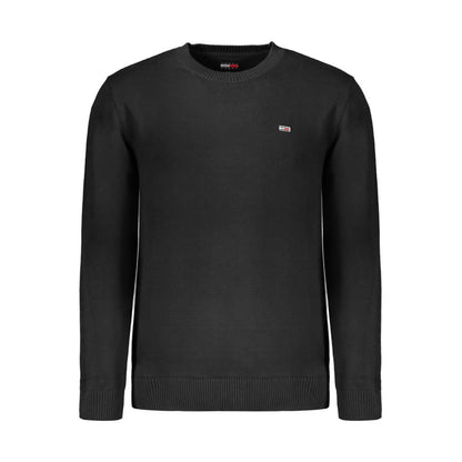 Black Cotton Sweater