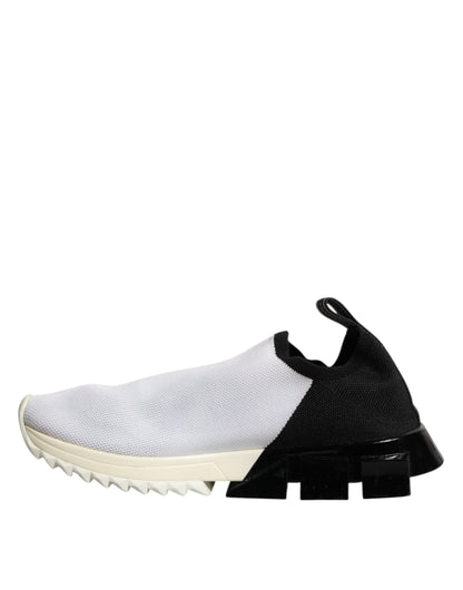 White Black Low Top Sorrento Sneakers Shoes