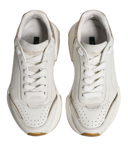 White Gold Daymaster Low Top Sneakers Shoes