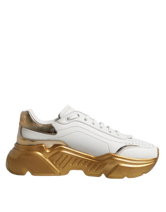 White Gold Daymaster Low Top Sneakers Shoes