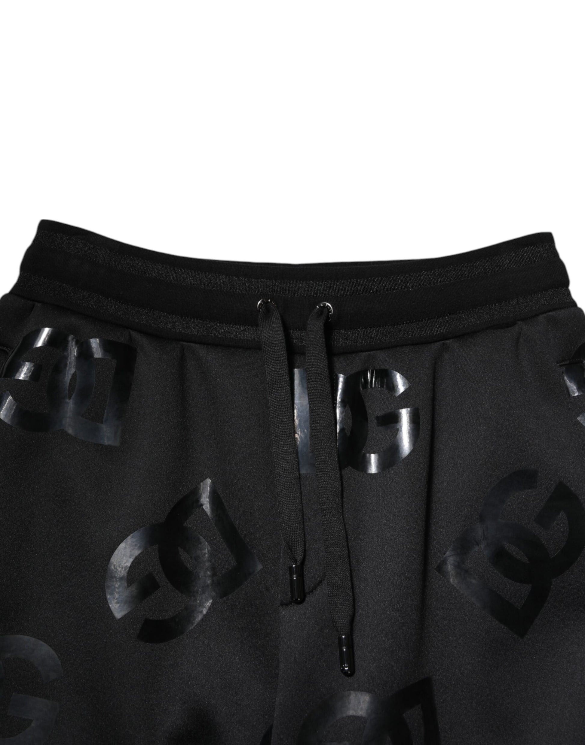 Black Logo Cotton Bermuda Sweatshorts Shorts