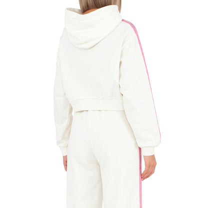 White Cotton Women Sweater