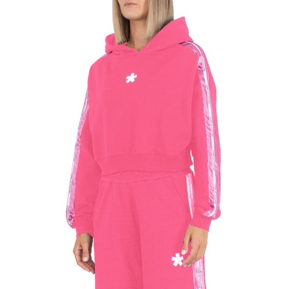 Fuchsia Cotton Women Sweater