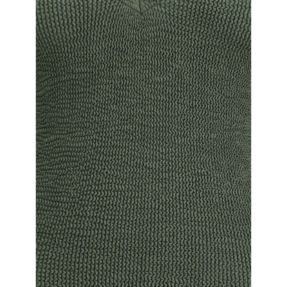 Green Polyamide One-Piece Swimsuit