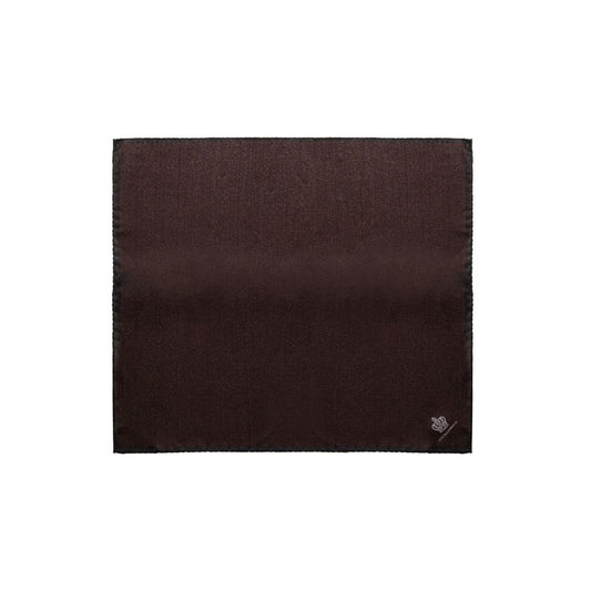Brown Silk Pocket Square