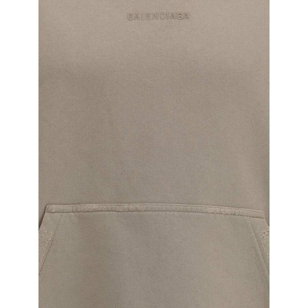 Beige Cotton Sweatshirt