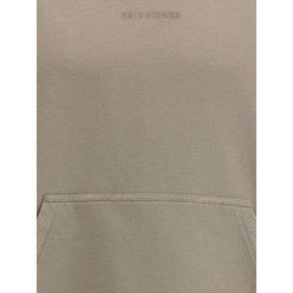 Beige Cotton Sweatshirt