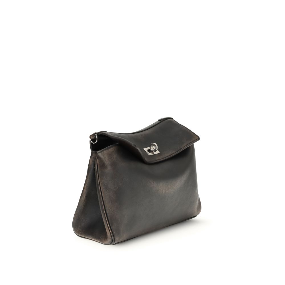 Brown Lamb Ovis Aries Aries Shoulder Bag