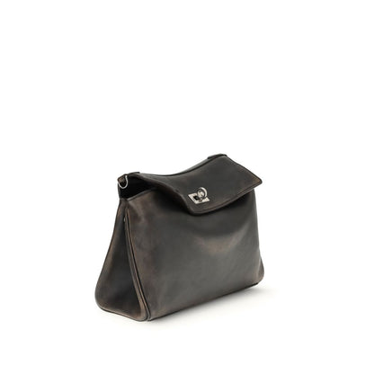 Brown Lamb Ovis Aries Aries Shoulder Bag