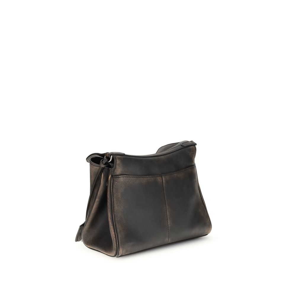 Brown Lamb Ovis Aries Aries Shoulder Bag
