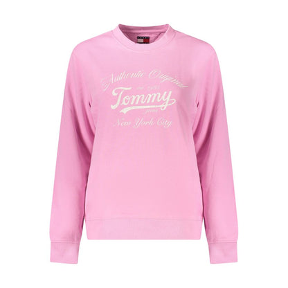Pink Cotton Women Sweater