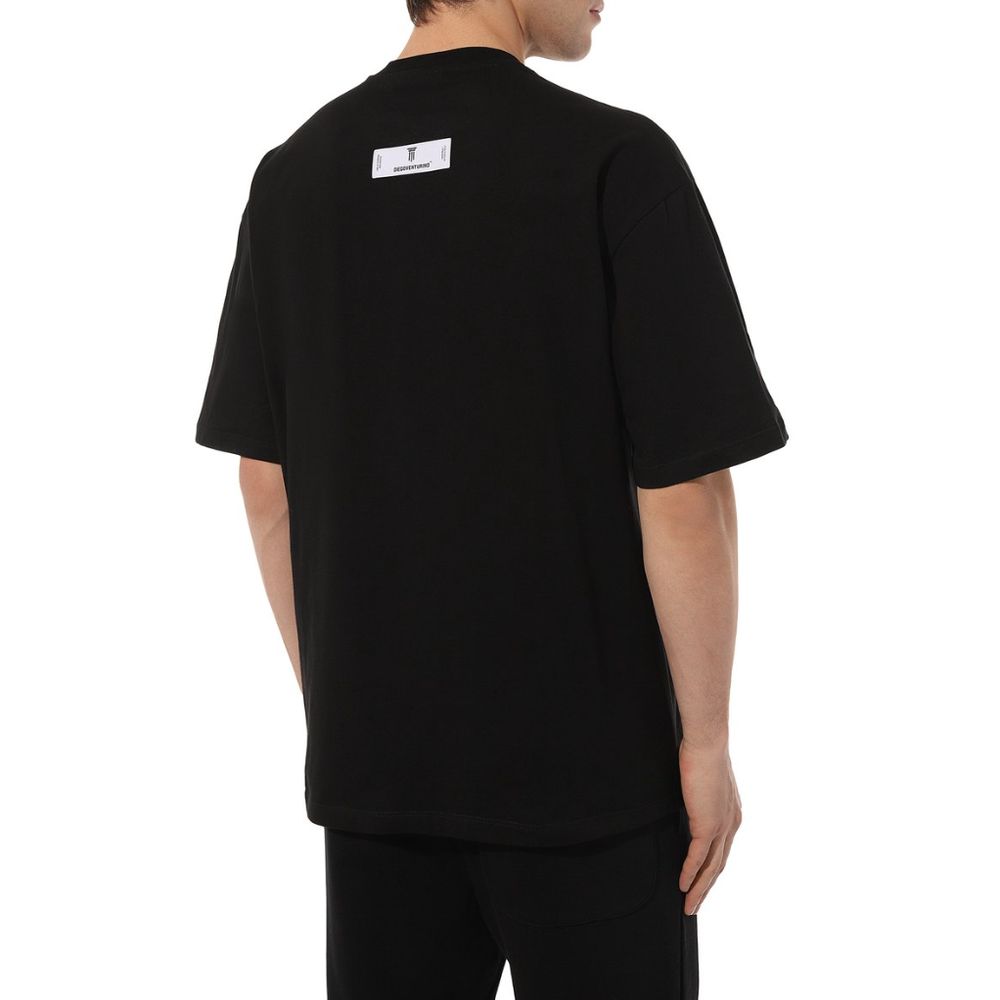 Black Cotton T-Shirt