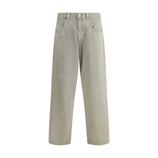 Gray Cotton Jeans Denim