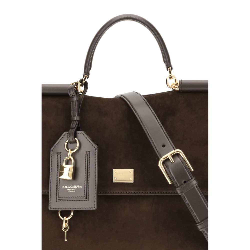 Brown Calf Leather Bos Taurus Handbag