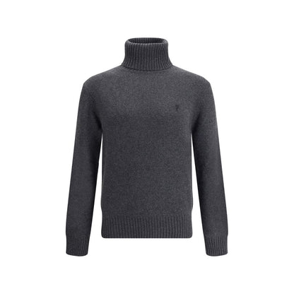 Gray Cashmere Turtleneck