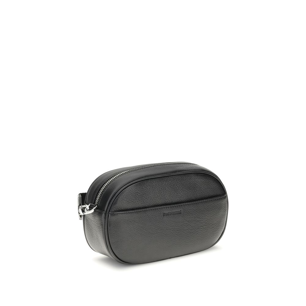 Black Calf Leather Bos Taurus Shoulder Bag