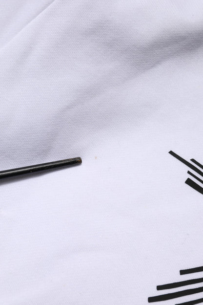 White Sacred Heart Hooded Sweatshirt Sweater