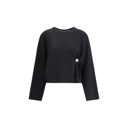 Black Wool Sweatshirt