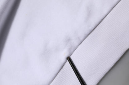 White Sacred Heart Hooded Sweatshirt Sweater