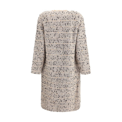 Multicolor Fleece Wool Coat