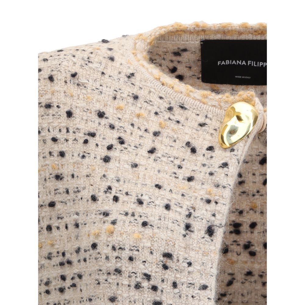 Multicolor Fleece Wool Coat