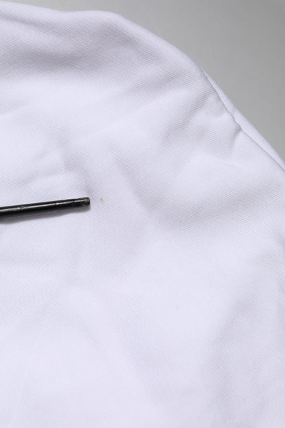 White Sacred Heart Hooded Sweatshirt Sweater