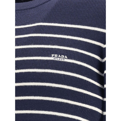 Blue Fleece Wool Sweatshirt