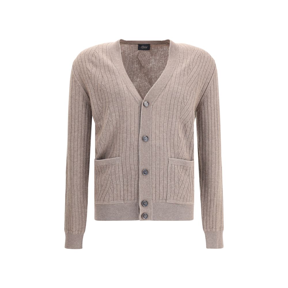 Brown Wool Cardigan