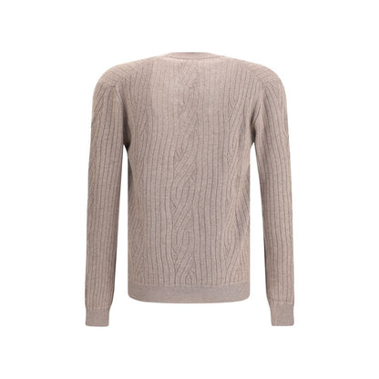 Brown Wool Cardigan