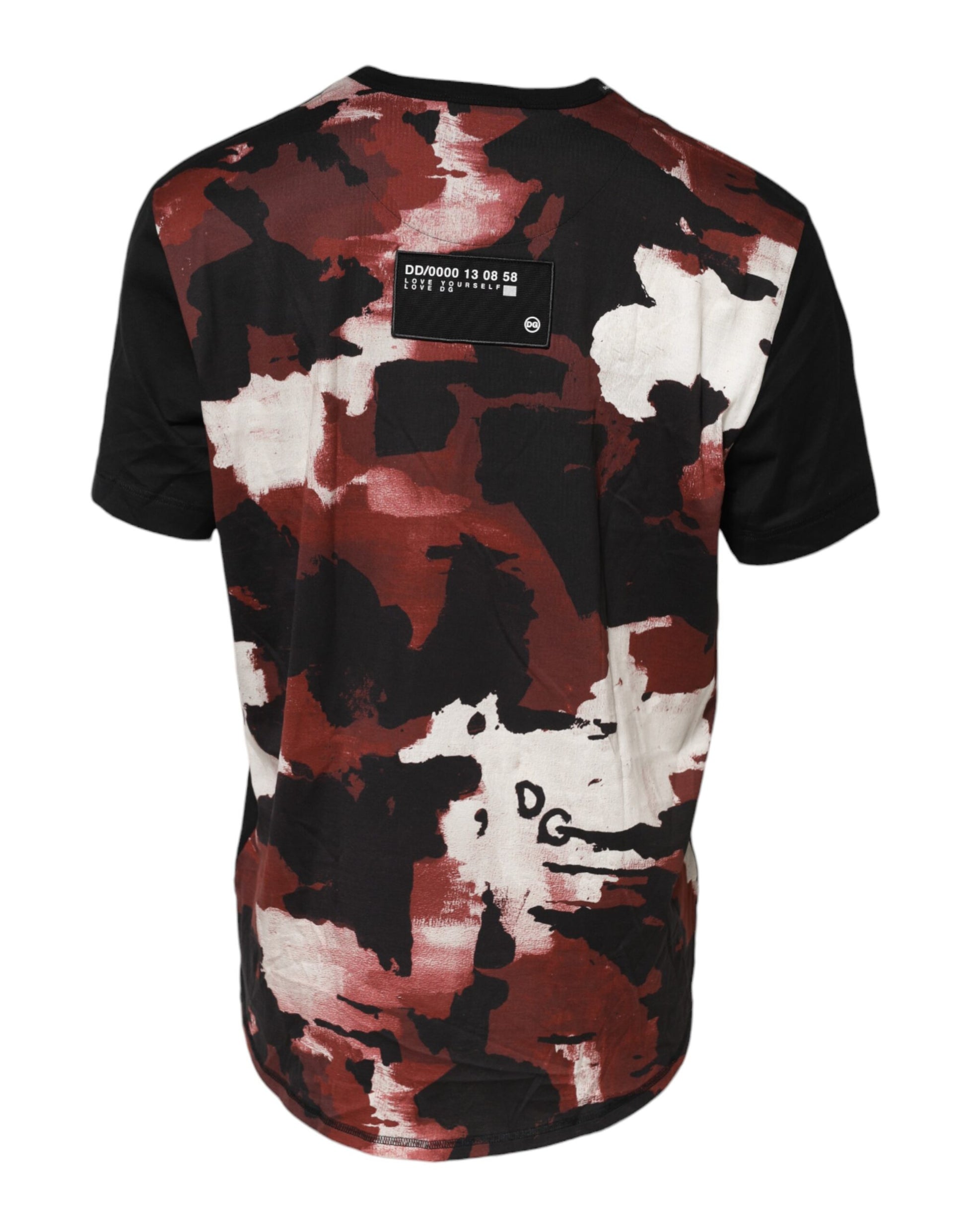 Multicolor Camouflage Crew Neck T-shirt