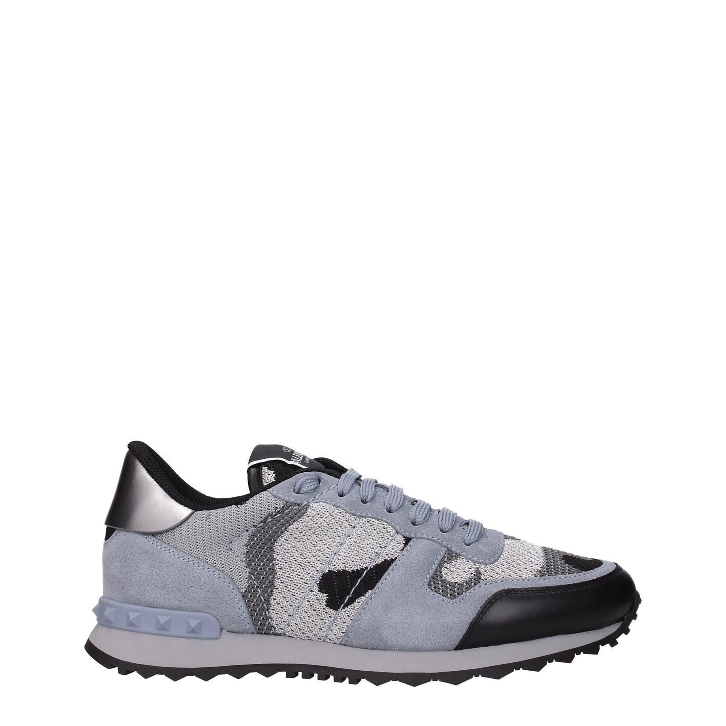 Gray Fabric Athletic Sneakers