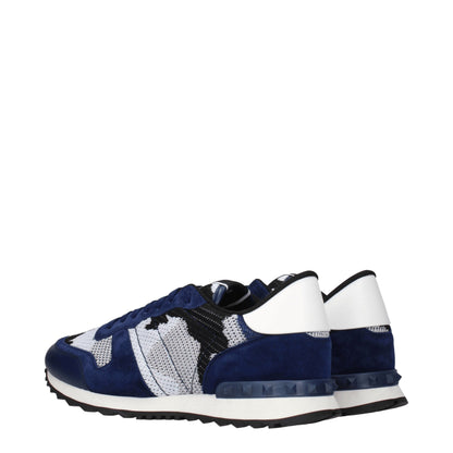 Gray Fabric Athletic Sneakers