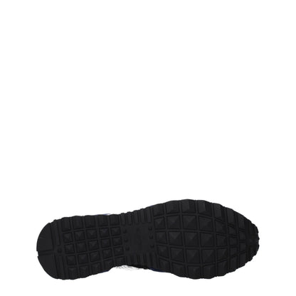 Gray Fabric Athletic Sneakers