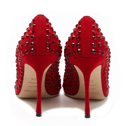 Red Calfskin Women Pump