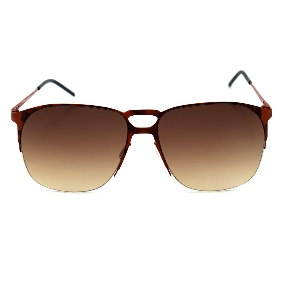 Brown Metal Sunglasses