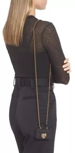 Case Black Silicone Devotion Heart Cover Hand Bag Airpod