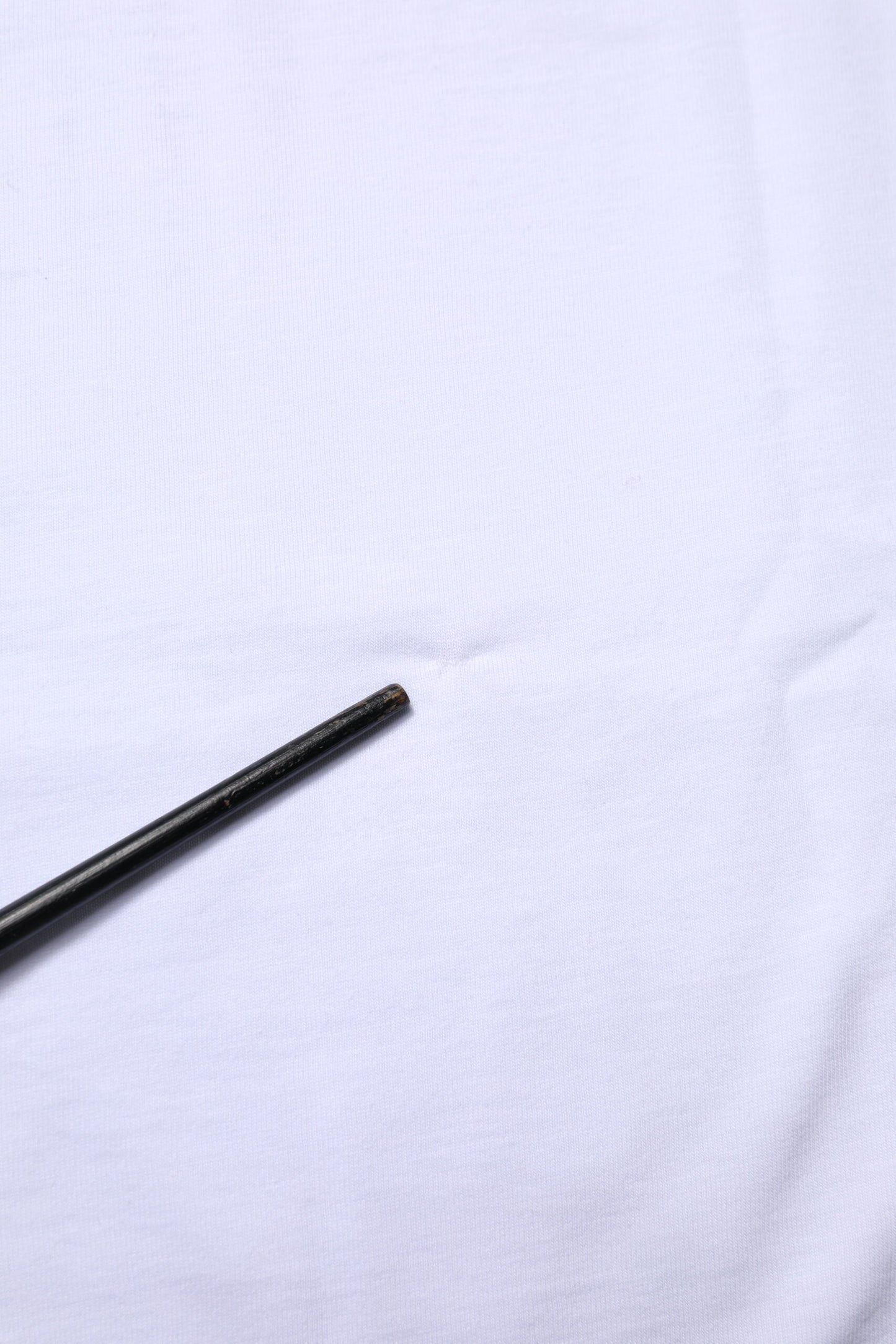 White Cotton Goodluck 2023 Crew Neck T-shirt