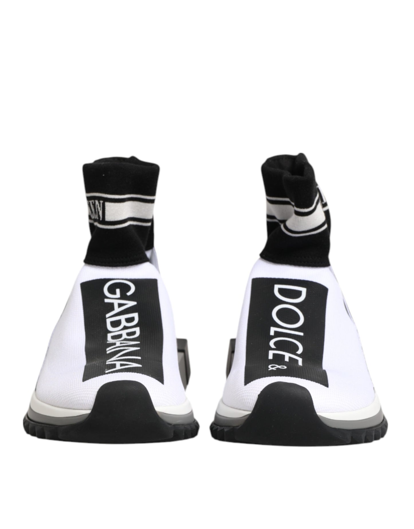 White Black Sorrento Socks Sneakers Shoes