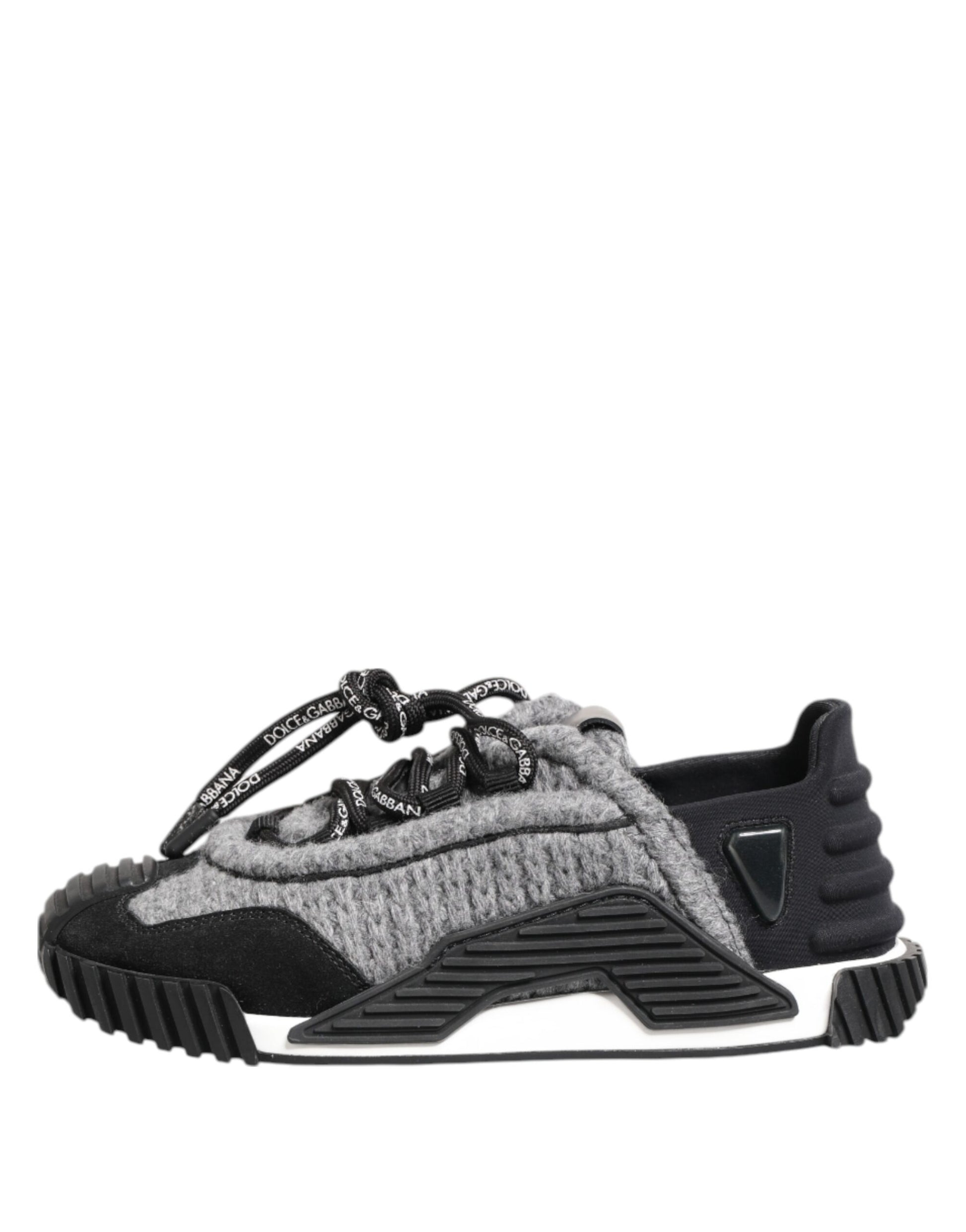 Black Gray NS1 Low Top Sneakers Shoes