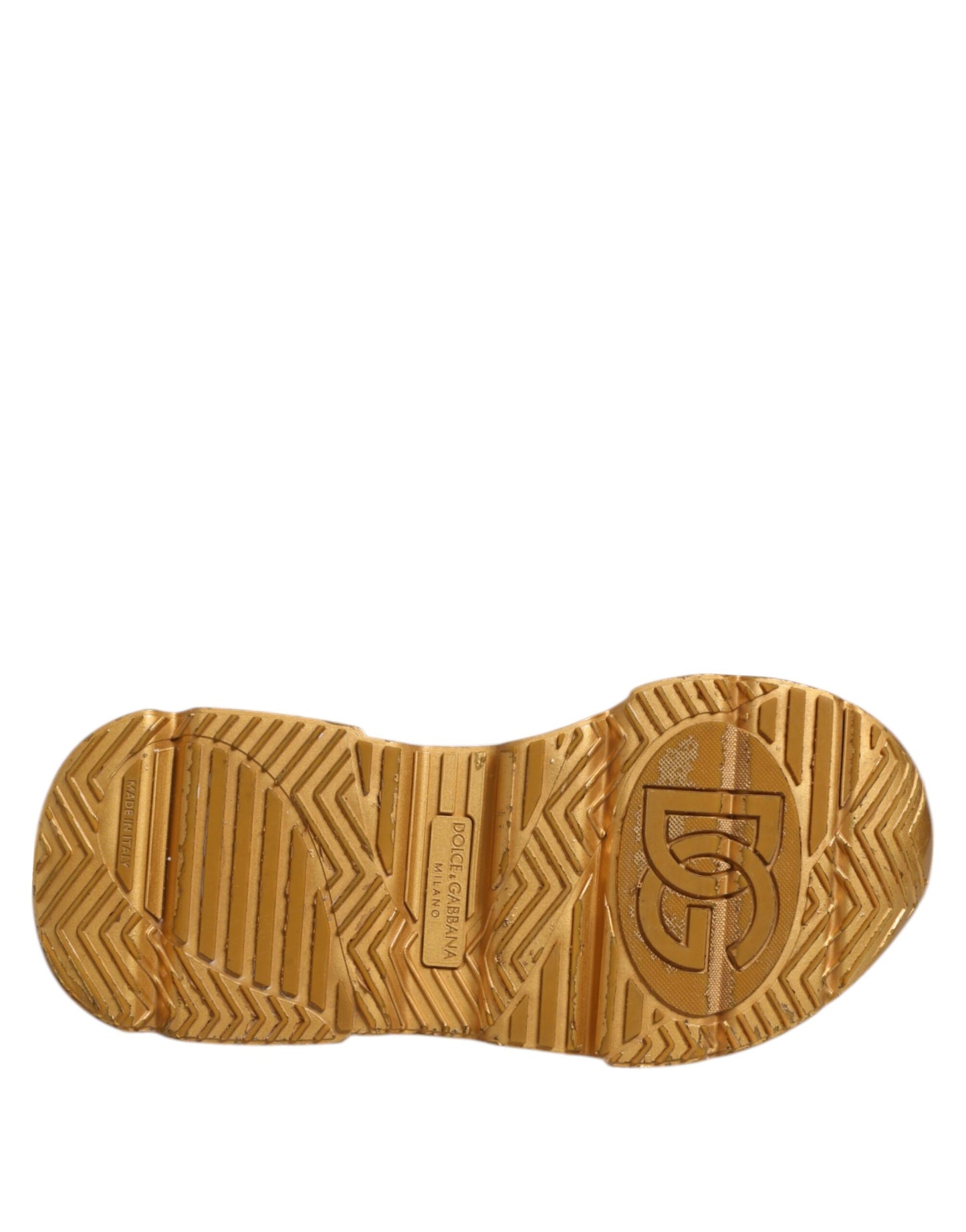 White Gold DAYMASTER Leather Sneakers Shoes