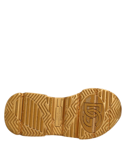 White Gold DAYMASTER Leather Sneakers Shoes