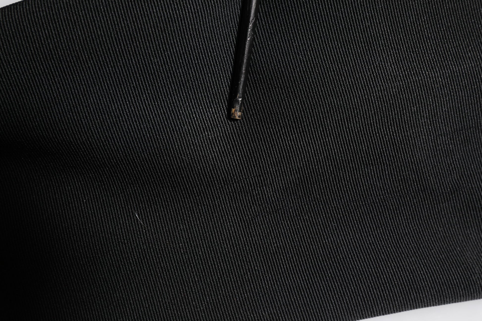 Black Acetate HighWaist Tapered Trouser Pants