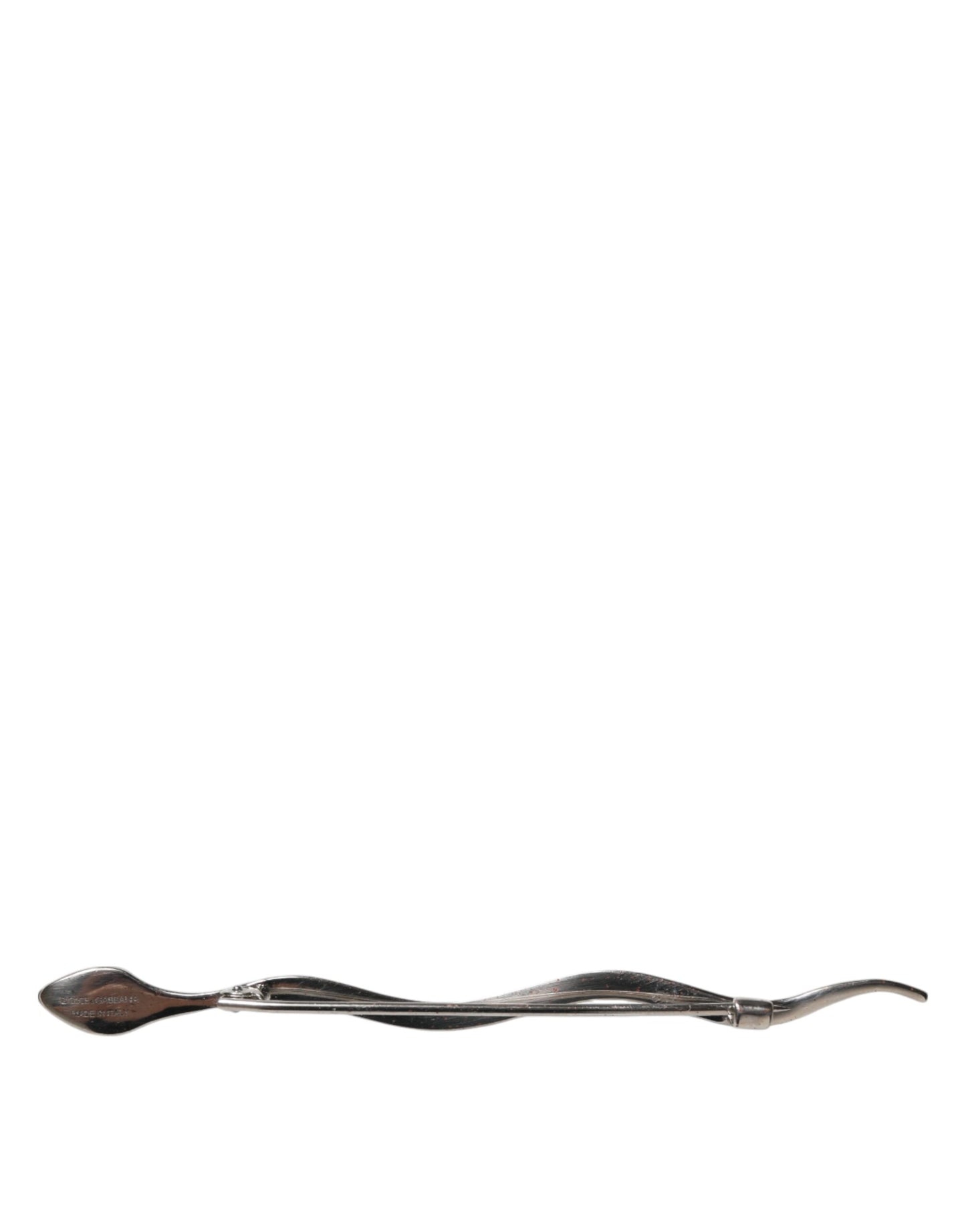 Silver Brass Crystal Spilla Serpente Mens Brooch Pin