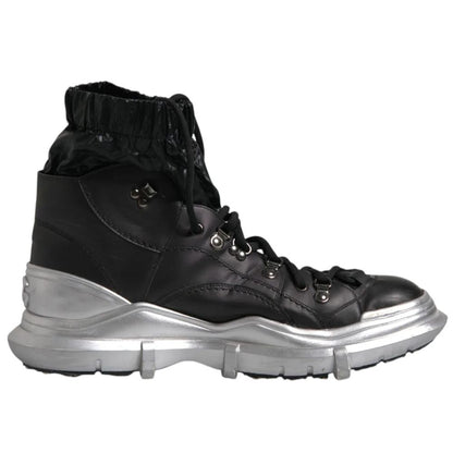 Black Lambskin Men Ankle Boot