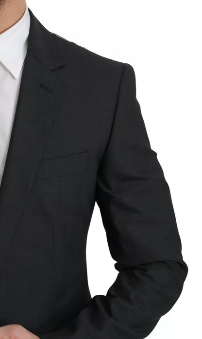 Slim Fit MARTINI Wool Gray Suit
