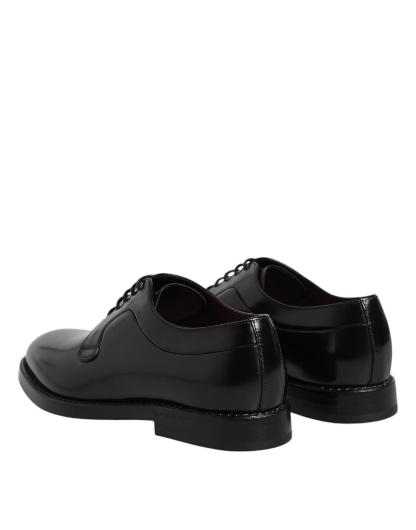 Black Calf Leather Lace Up Dress Shoes