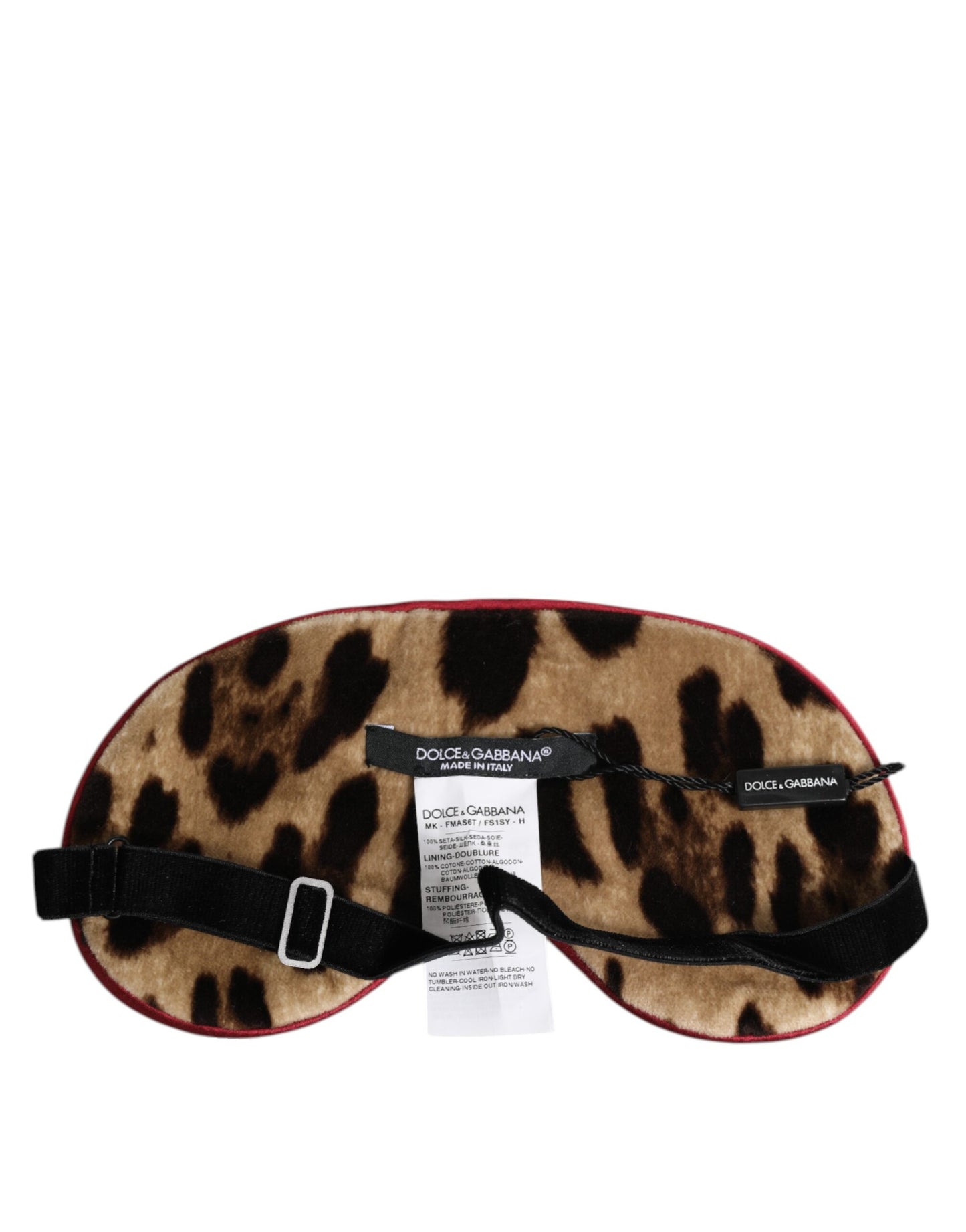 Brown Leopard Print Silk Women Accessory Sleep Eye Mask